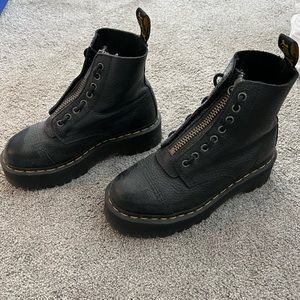 Platform Doc Martens. Barley worn.
